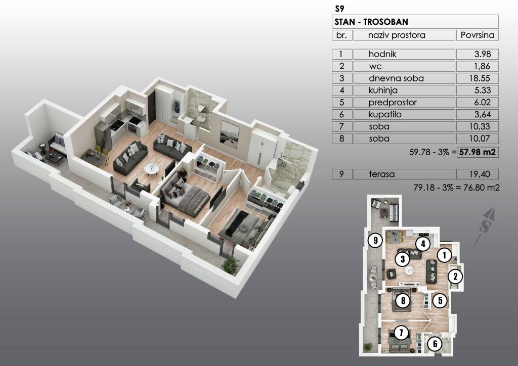 Novogradnja Sjenička 3A, Kaluđerica – Drašković Invest, fotografija 19