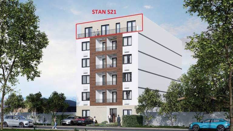 Pozicija stana S21 u zgradi – 81.97 m2 četvorosoban, Lazara Avramovića 12, Drašković Invest